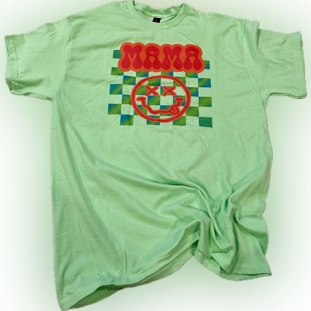 Gildan Mint Green “MAMA” Tee